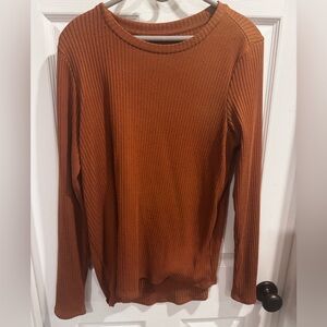 American Eagle Outfitters Men's Copper Crewneck Sweater